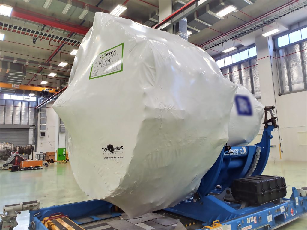 airplane shrink wrap